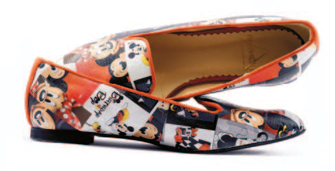Baleriny z Nadrukiem Mickey Mouse