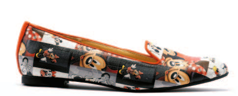 Baleriny z Nadrukiem Mickey Mouse